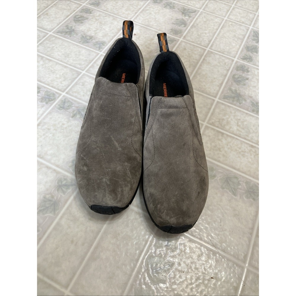 Merrell Men Jungle Moc Clogs And Mules Shoes Nubuck Size 14 Gunmetal gray
